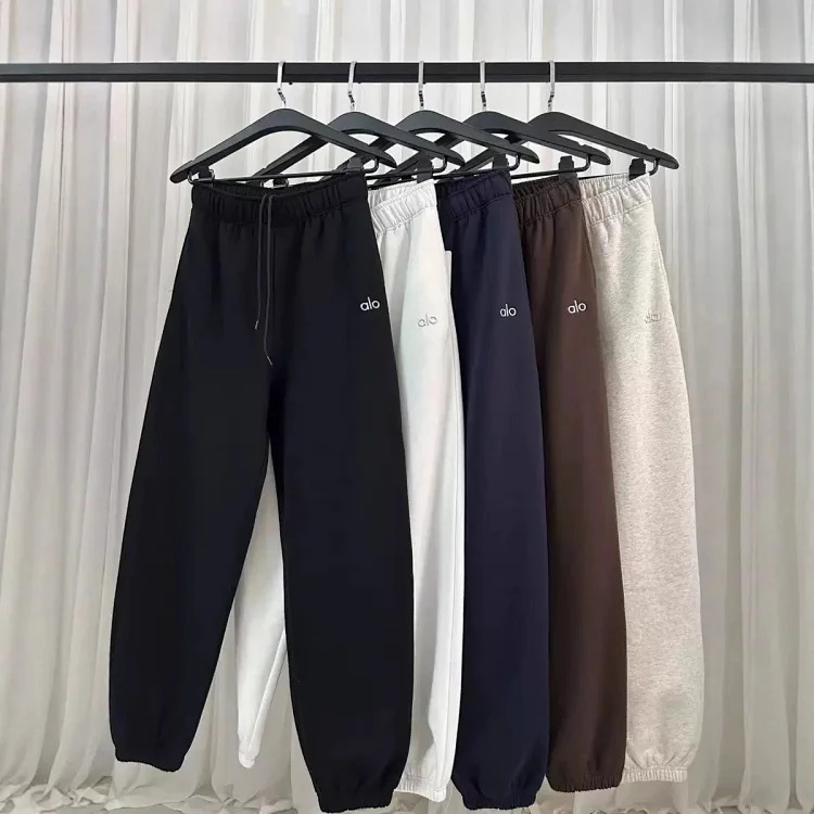 Wide-Leg Drawstring Sweatpants